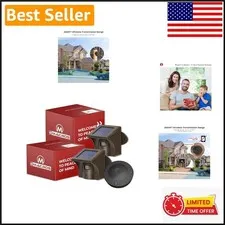 Weatherproof Wireless Driveway Alarm - Solar Sensors, 2600 Feet Detection Range