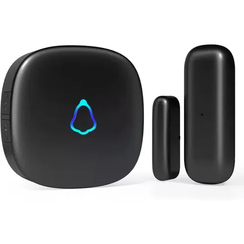 Wireless Battery Operated Door Chime Open Contact Sensor Alarm W/ 500 Ft. Range,