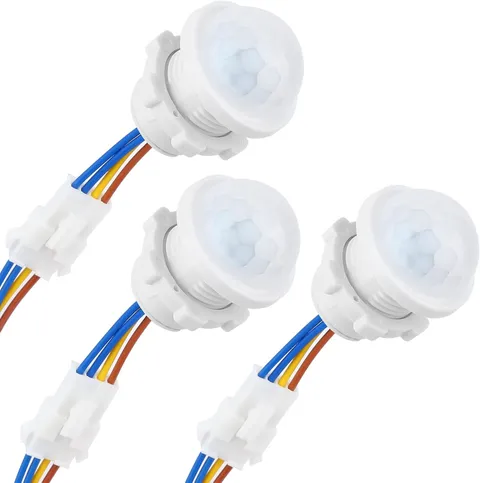 3-Pack Motion Sensor Light Switch, PIR Infrared Sensor, 30S Time Delay, Smart De