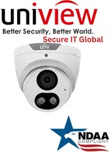 UNV 8MP HD IP67 NDAA 2-way Audio IP Uniview Eyeball Security Surveillance Camera
