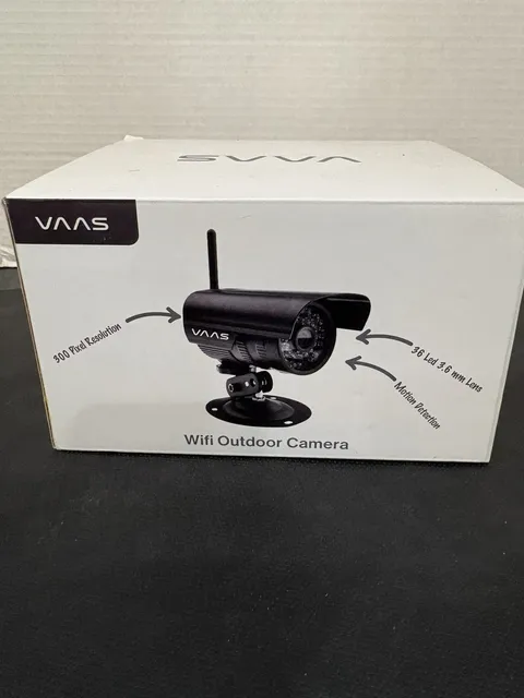 VAAS outdoor security camera wi-fi model V-20-85 new sealed