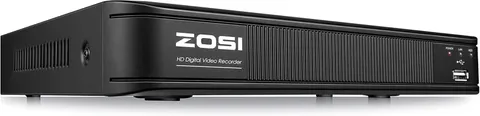 H.265+ 8 Channel 5MP Lite 1080P CCTV DVR Recorder without HDD, Hybrid Capability