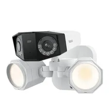 4K PoE Security Camera Duo Floodlight PoE, 180° Ultra-Wide Angle