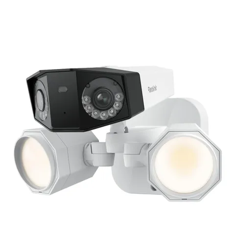 4K PoE Security Camera Duo Floodlight PoE, 180° Ultra-Wide Angle