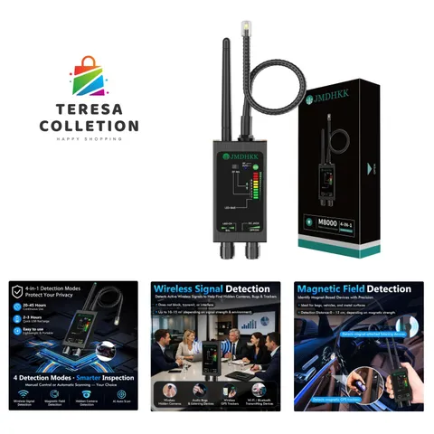 M8000 Hidden Camera Detector - Portable Privacy Protection Device for Travel