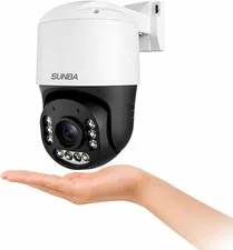 4K Mini PTZ Security Camera, 20X Optical Zoom, Poe+ Outdoor IP Camera, Dual Ligh