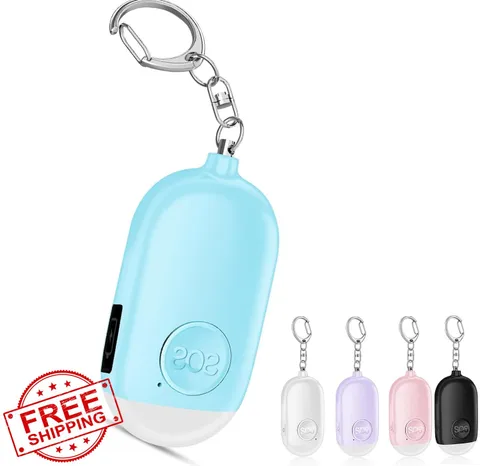 Hion Personal Safety Alarm for Women, Rechargeable 130dB Self Defense Alarm K...