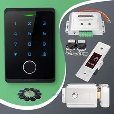 HOMSECUR IP66 APP WIFI RFID Access Control Set Electric rim lock