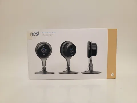 Google Nest Cam Indoor 1080p HD Wired Security Camera 3-Pack NC1104U Used