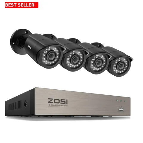 3K Lite 8CH Security Camera System - AI Detection & Night Vision 1080P Cameras