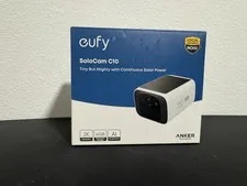 Eufy SoloCam S220 2K Wi-Fi Outdoor Solar Bullet Camera - White