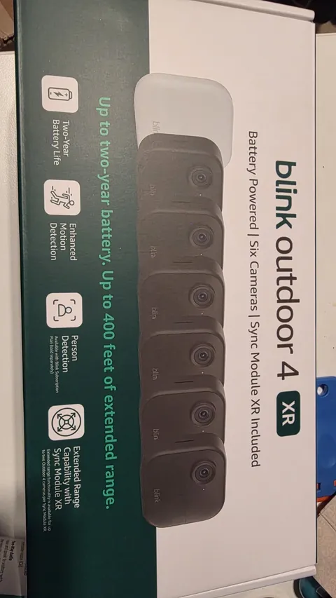Blink Outdoor 4 XR 6 Camera System with 400ft  range + doorbell