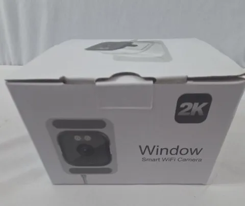 2K Window Smart WiFi Camera with Motion Detection and Night Vision