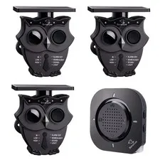 1/2 Mile Long Range Solar Wireless Driveway Alarm System IP65 Weatherproof Ou...