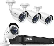 ZOSI 8CH 5MP Lite 8CH DVR 2MP Security CCTV Camera System Outdoor Motion Alerts