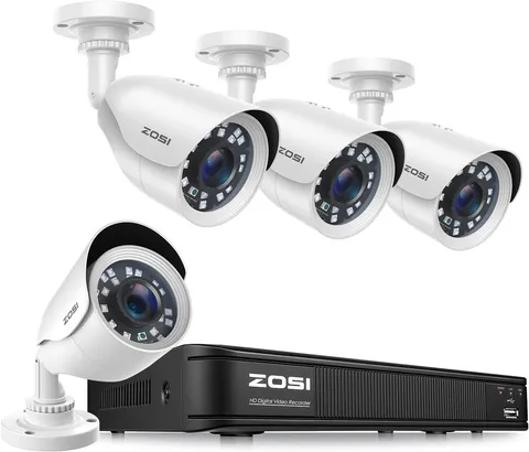 ZOSI 8CH 5MP Lite 8CH DVR 2MP Security CCTV Camera System Outdoor Motion Alerts