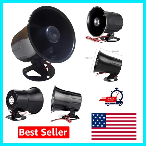 Compact 15W Wired Alarm Siren with 120dB Sound – Ideal for Home Security