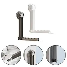 Innovative Travel Friendly Aluminum Drying Rack with Secure Wall Mounts