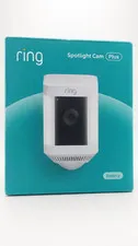 Ring Spotlight Cam Plus Battery - Outdoor/Indoor White Original Retail Packaging