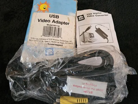 X10 VA12A USB Digital Video Converter Adapter NEW In Box PC Camera RCA to USB