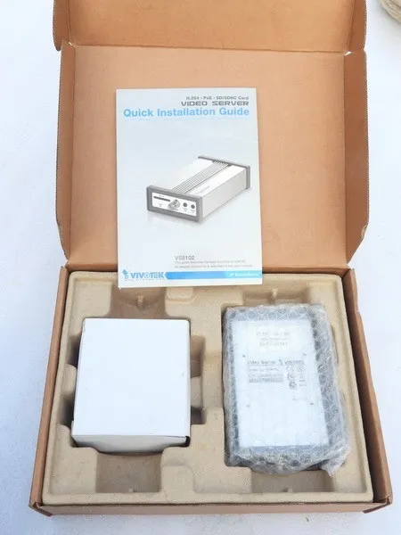 NOS NEW VIVOTEK MODEL VS8102 IP SINGLE CHANNEL CCTV NETWORK VIDEO ENCODER SERVER