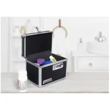 Small Locking Safe Box - Metal Security Locker for Valuables