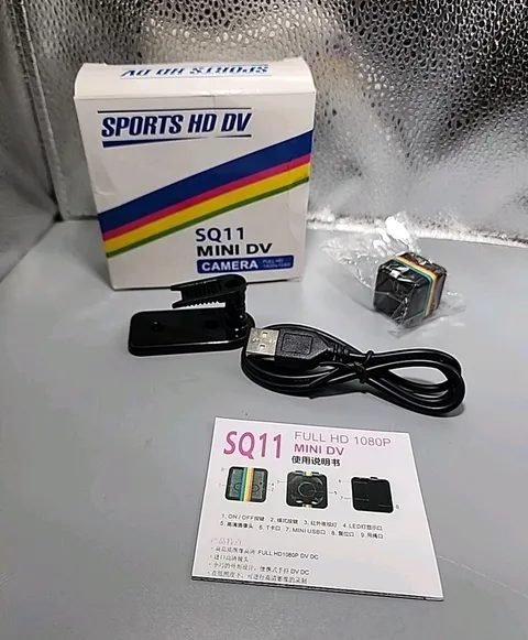 SQ11 Mini DV HD 1080P Sport Recorder Camera & Holder  Accessories