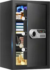 5.2 Cuft Large Fire Safes for Home, Security Safe Box Fireproof Waterproof with