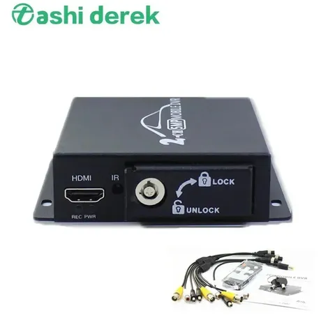 Mini 2CH Vehicle Mobile Car DVR AHD Camera CVBS Cctv Recording Box  Video Record