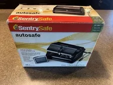 SentrySafe Autosafe AS-1 Black Security Safe Box with Key Lock (NEW)