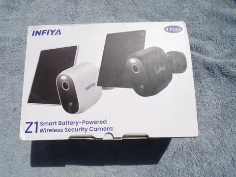 infiya Security Cameras Wireless Outdoor-Solar&Battery Powered 2K 2.4G Cameras