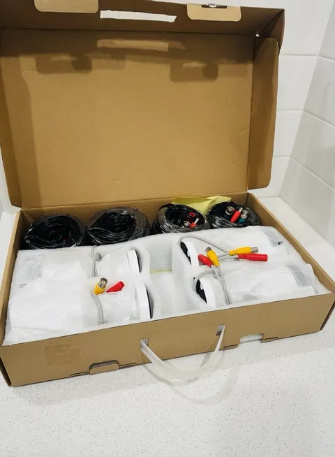 Lorex LAB223TPK4B White High Definition 1080p Bullet Security Cam 4 Pack New
