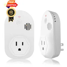 Briidea Power Failure Alarm with LED Indicator & 80dB Siren, 01, White 