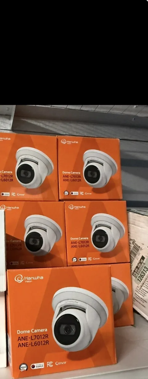Hanwha Wisenet ANV-L7012R A-Series 4MP Dome IP Camera 3mm Fixed Lens, White