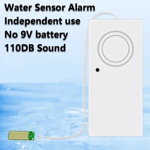 1-Pack Water Leak Alarm Flood Level Overflow Detector Sensor Home Security Alert
