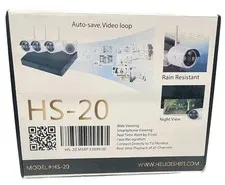 Helios Hi-Fi HS-20 Home Security System 4 Cameras & Receiver NIB HD wireless kit