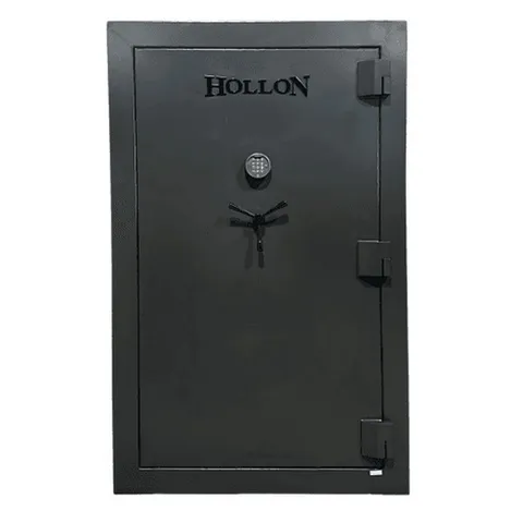 Hollon DOM‑45E Dominion Gun Safe 45 Gun Electronic Lock 90 Min Fire Gray 1050 lb