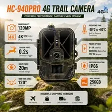 4K Live Stream Media APP Clould Service  no lithium battery  Hunting Trail Camer