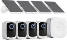 4K Security Cameras Wireless Outdoor/Indoor, Battery Cameras for Home Security,