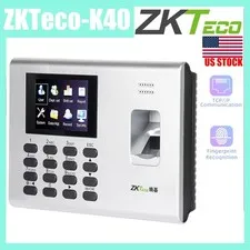 ZKTeco K40 Biometric Clock Fingerprint Business Employee Attendance Machine