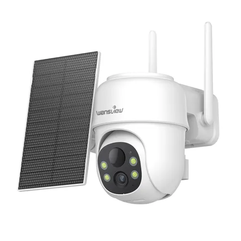 Wansview B6 2K Wireless Security Camera Outdoor Wifi Solar Powered Ai Detection