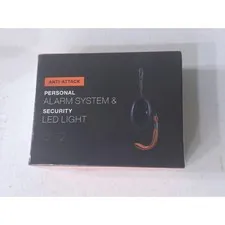 Anti-Attack Personal Alarm System Security LED Light 130dB Keychain Black New