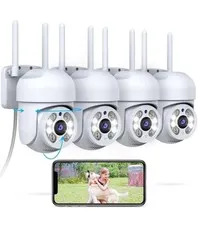 PT Outdoor Wireless Security Camera Wi-Fi Camera for Home Video Surveillance