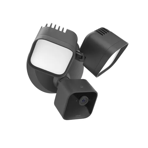 Blink Wired Floodlight Camera HD Security Cam 2600 Lumens Alexa - Black
