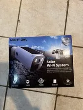 Night Owl 8 Channel 2K Solar WiFi Security System 3 Cam 64GB Hub Kit
