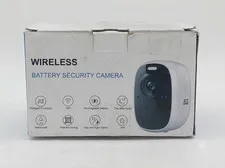 DCT CG1 Wireless Outdoor Home Security Camera White Surveillance Cam