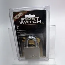 First Watch 2in 50mm Hardened Steel Padlock Re-keyable 6-Pin 3605 Sealed
