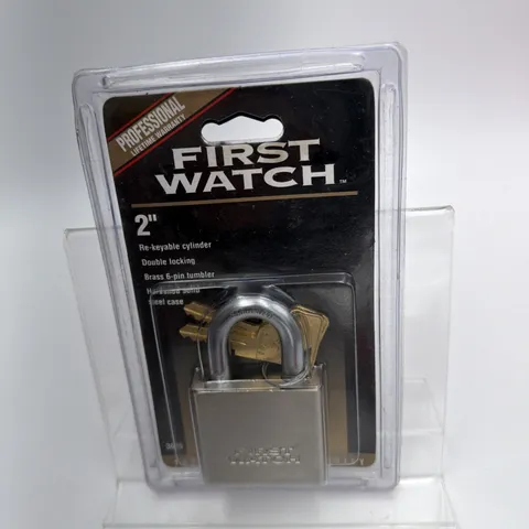 First Watch 2in 50mm Hardened Steel Padlock Re-keyable 6-Pin 3605 Sealed