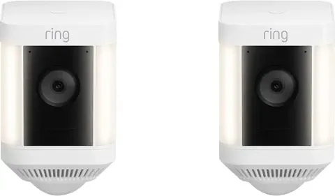 Ring Spotlight Cam Plus Camera 2-Pack Indoor/Outdoor Wireless Battery NEW SEALED