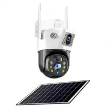 Solar Outdoor CCTV – PIR Detection, Color Night Vision
